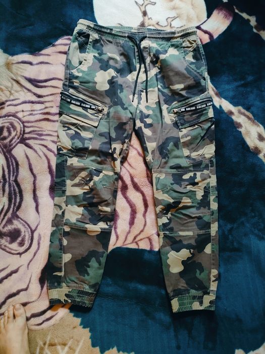 Брюки, штаны, Карго: Pier One; FUGA; Jack & Jones; black squad