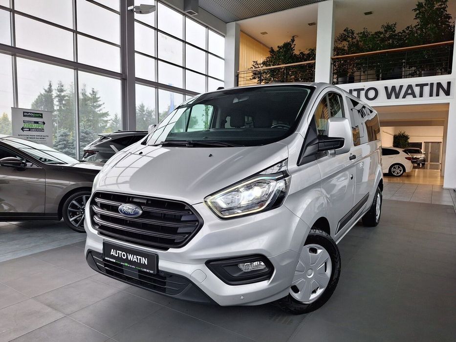 Ford Transit Custom PL Salon, Bezwypadkowy, PO WYMIANIE ROZRZĄDU, 9 Osobowy Hak, FV23%