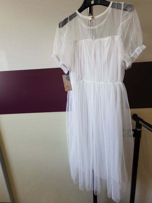 Sukienka Biała 158