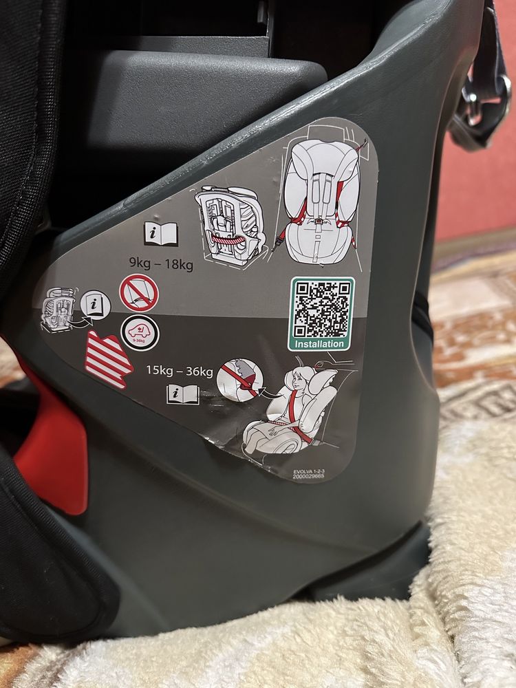 Автокресло britax evolna