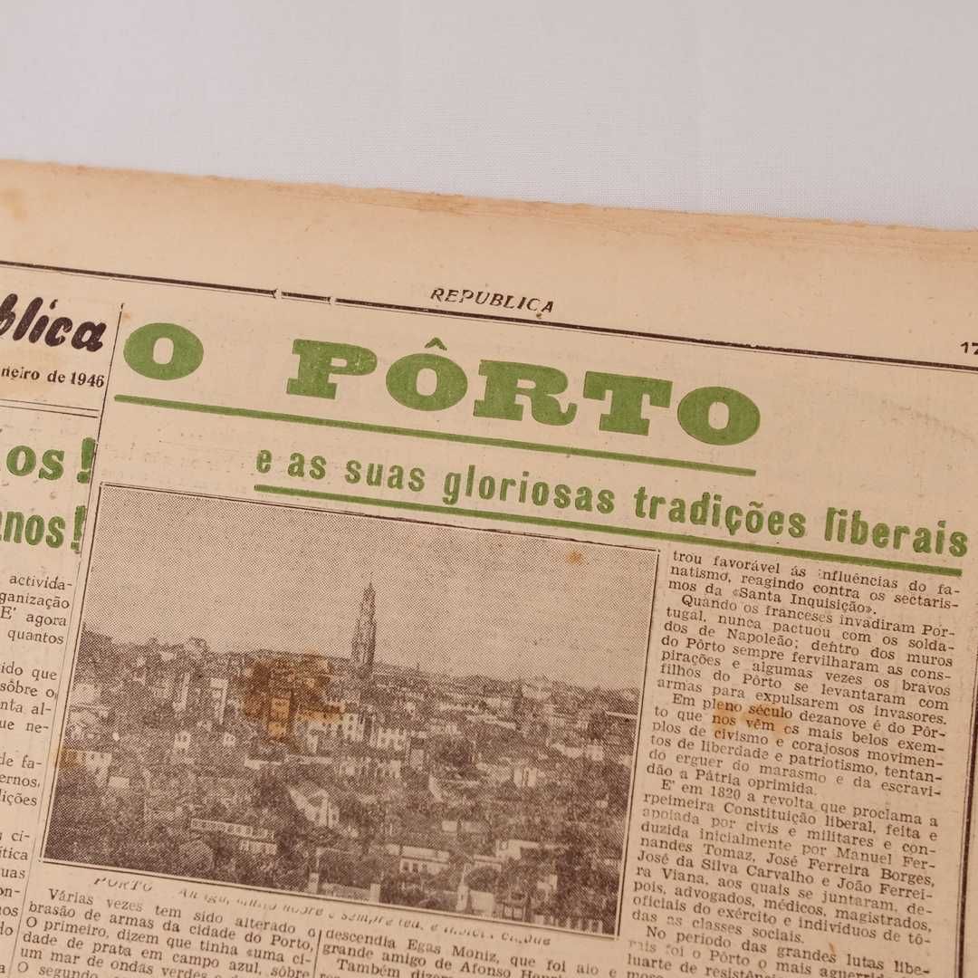 Jornal "A República" - 30 de janeiro de 1946