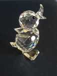 Miniatura de patinho em cristal Swarovski