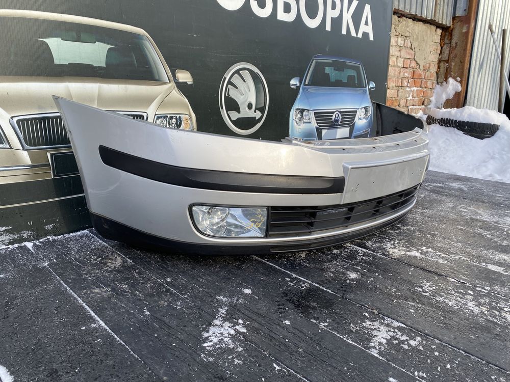 Бампер Шкода Октавія А5 передній Skoda Oktavia A5 передний 9102 сірий