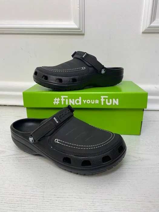 CROCS Yukon Сабо Black-чорні m7 m8 m9 m10 m11
