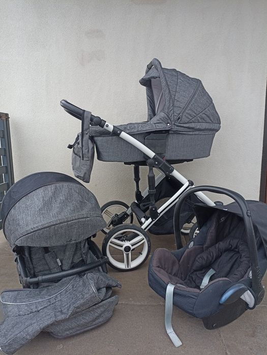 Wózek 3/1 Bebetto Pascal z fotelikiem maxi Cosi