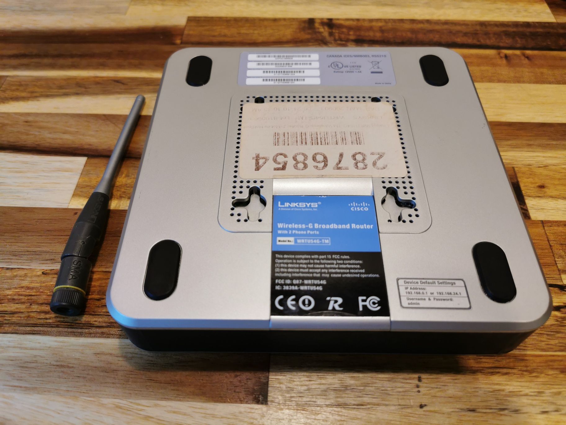Router Linksys Cisco WRTU54G-TM