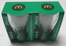 szklanki mcdonald Mc Donalds 2022 - zestaw 2 zielonych szklanek