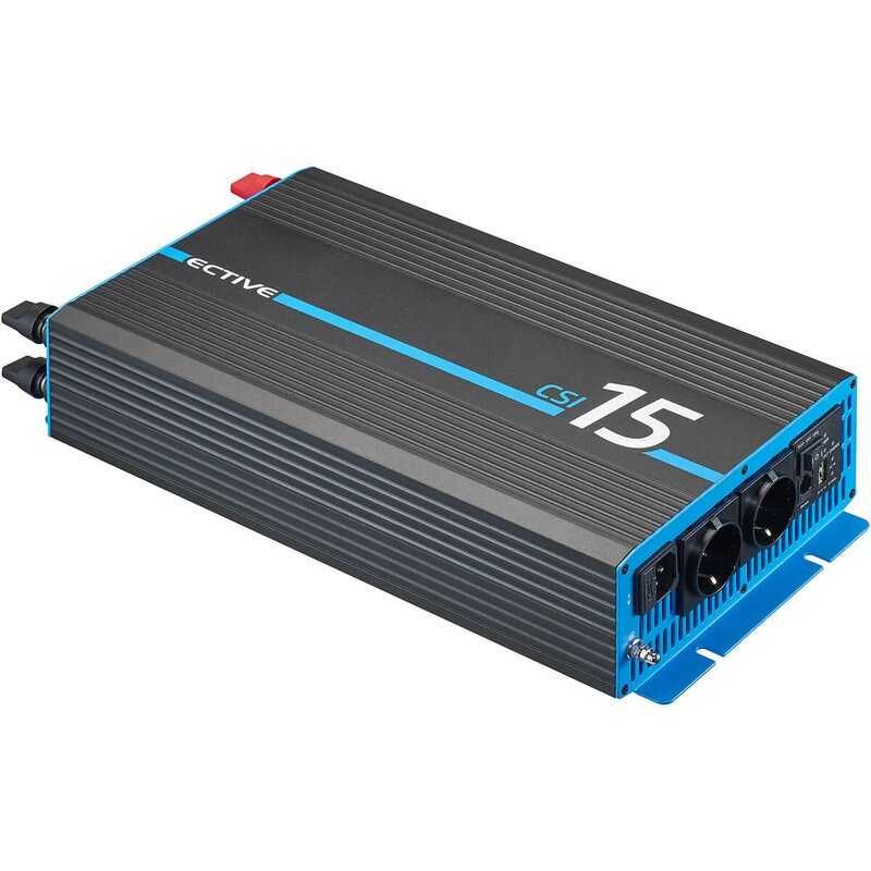 Інвертор ECTIVE CSI 15 1500 Вт/24 В із зарядним пристроєм