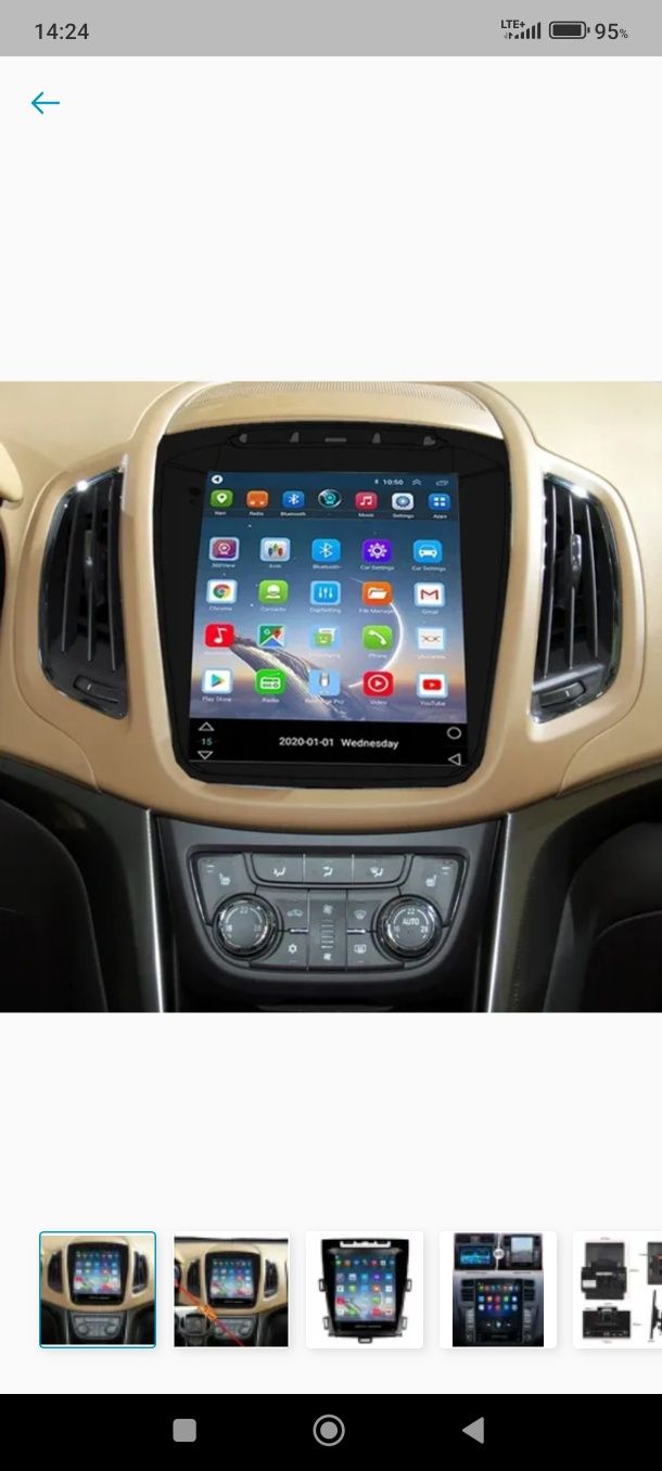 Radio android Tesla style opel Zafira c tourer
