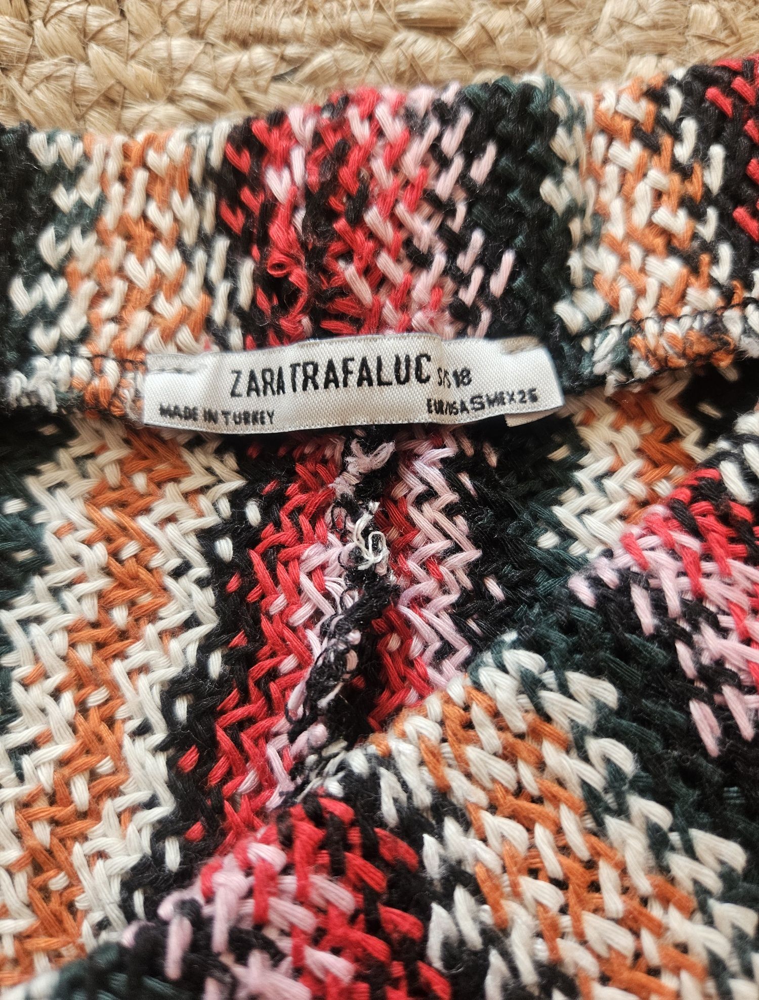 Spodenki szorty dzianinowe sweterkowe  boho frędzle XS/S
