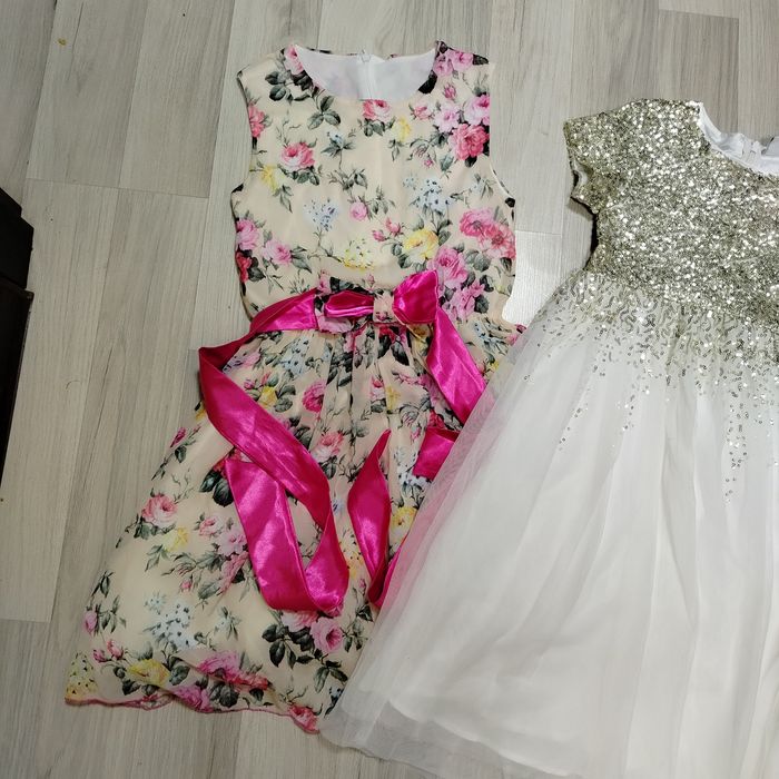 Нарядное платье на девочку 128-134