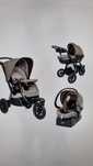 Carrinho de bebê trio active beige