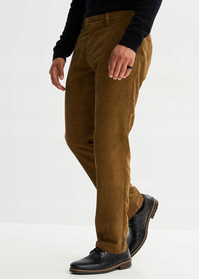 B.P.C męskie spodnie chinos strukturalne r.60