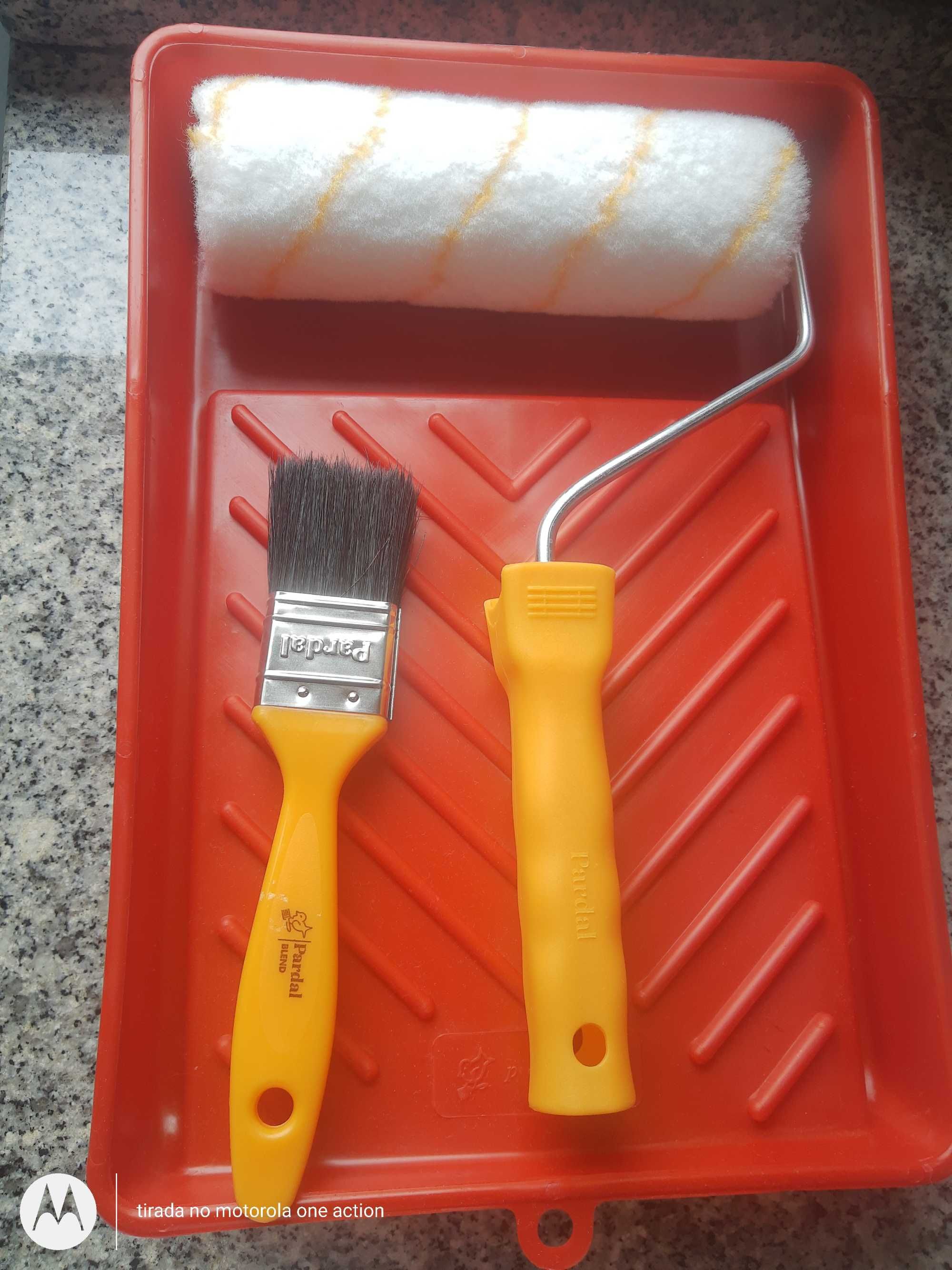 Kit bandeja e rolo para pintura novo