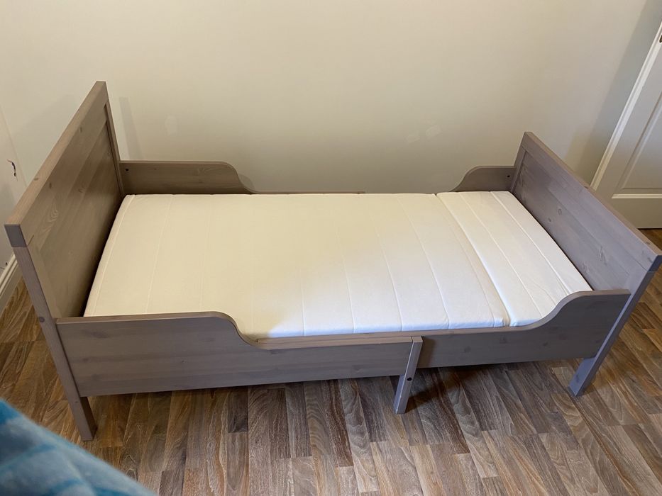 Łóżko drewniane Sundvik Ikea drewno stan bdb+