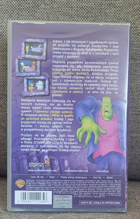 Scooby-Doo kaseta vhs