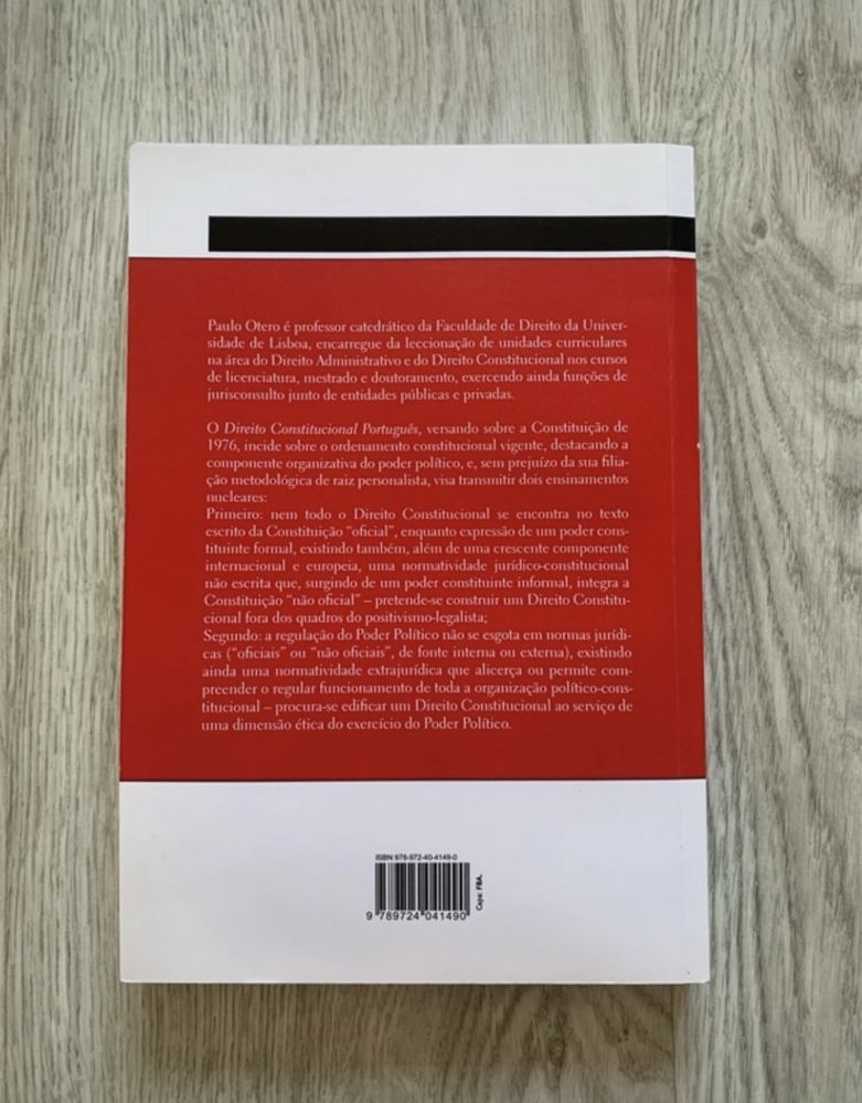 Direito Constitucional Português Vol.I - Paulo Otero