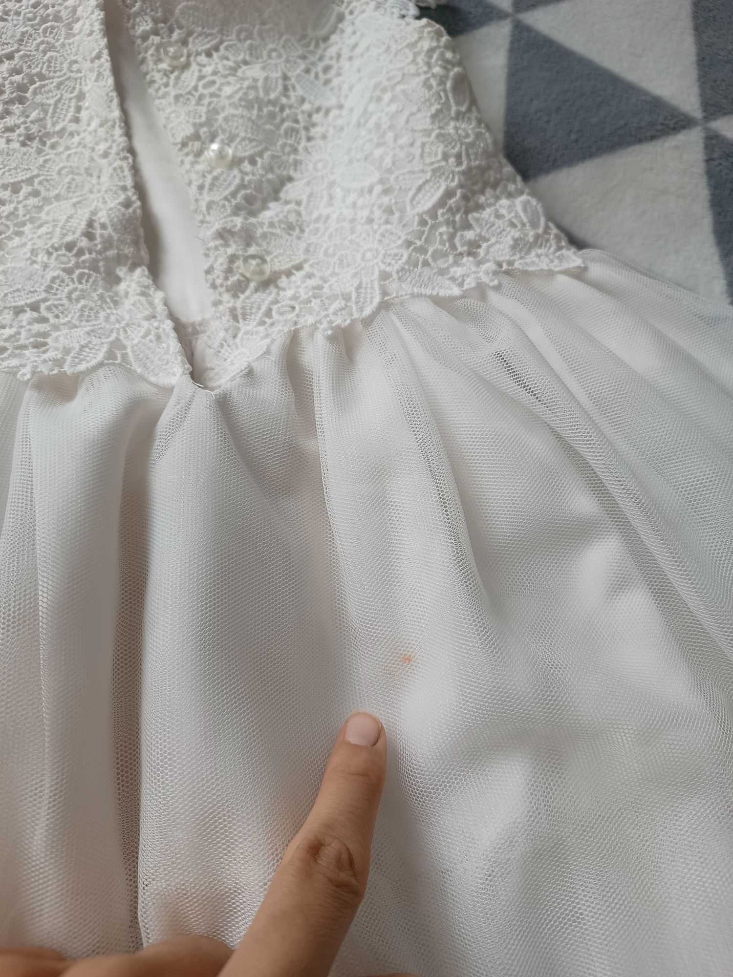 Biała sukienka , Primark , idealna na chrzest