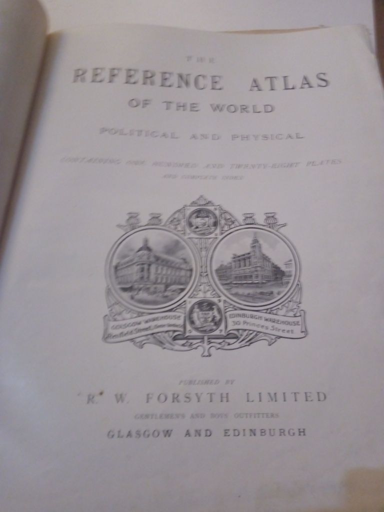 Stary atlas świata