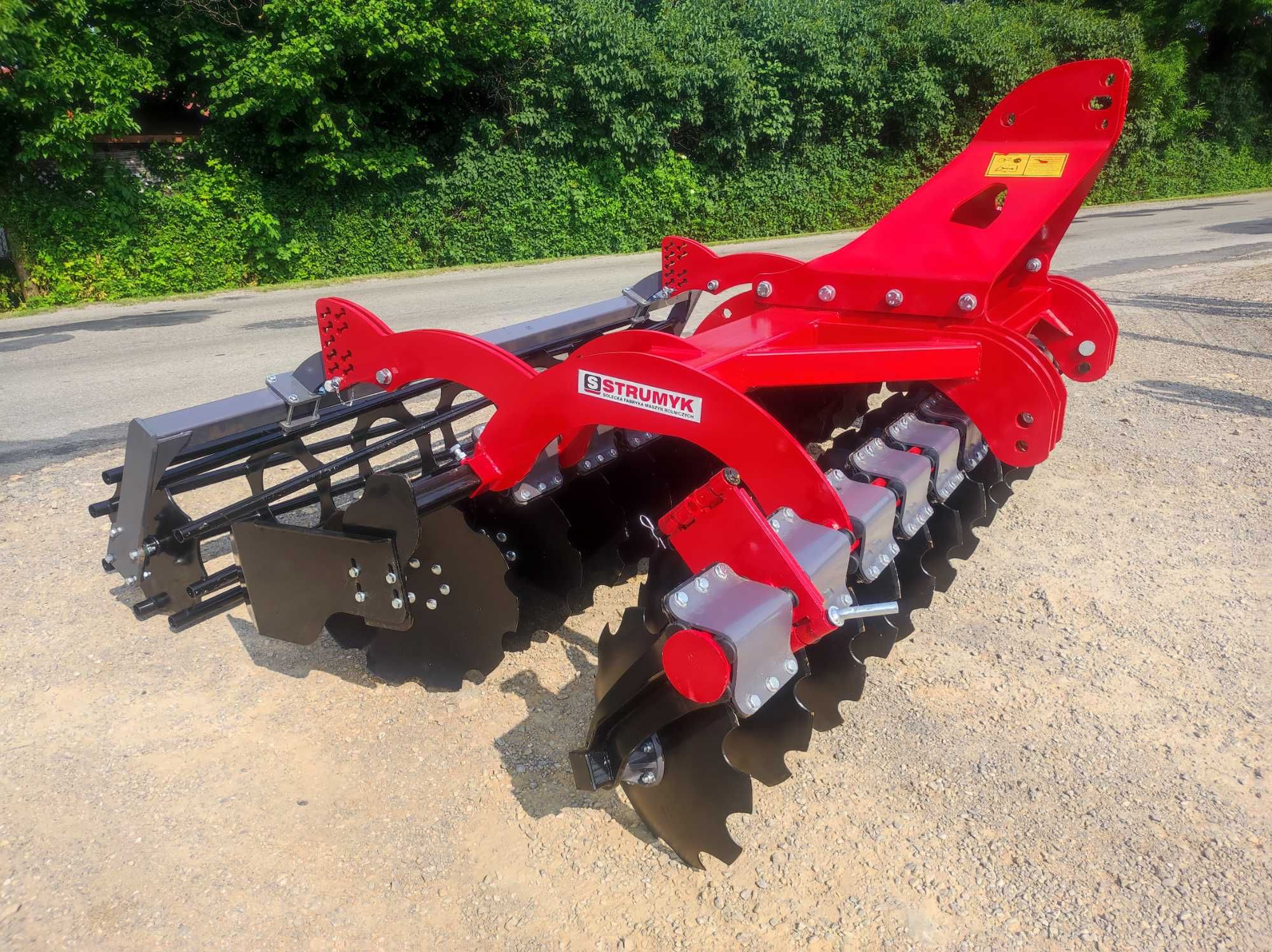 brona kompaktowa ciężka TIGER STRUMYK talerze fi 560 odstęp 95cm !