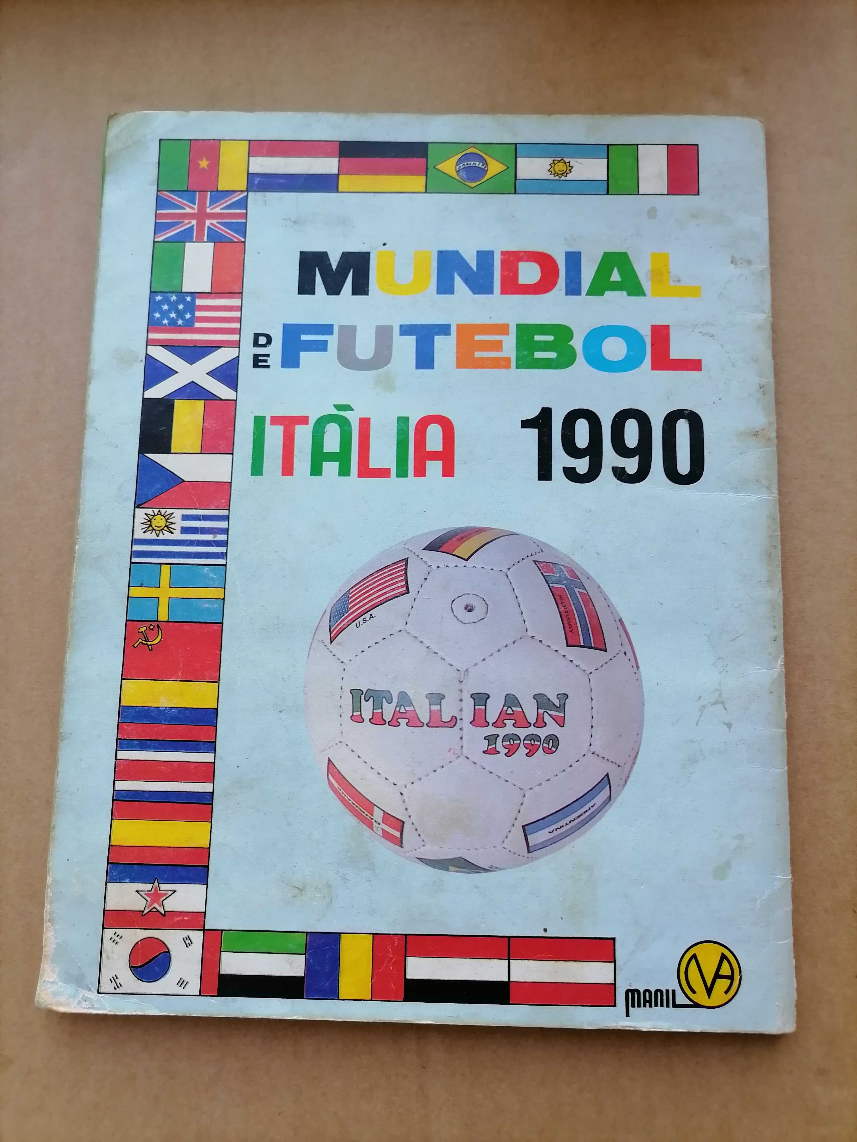 Caderneta Cromos ITÁLIA 90 EuroFLASH c/DIEGO MARADONA Edições Manil