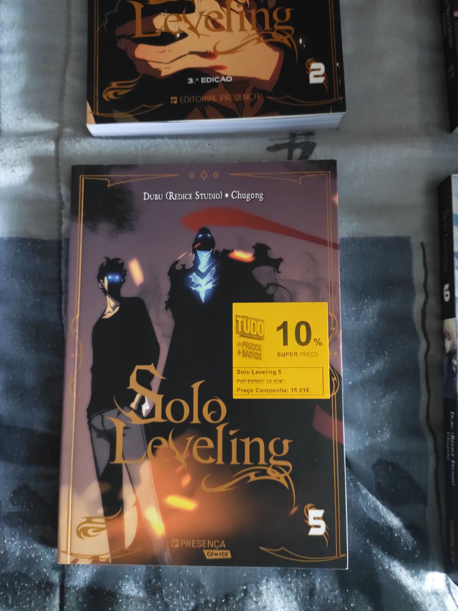 Solo Leveling volumes 1, 2, 3, 4, 5, 6 e 7 em português