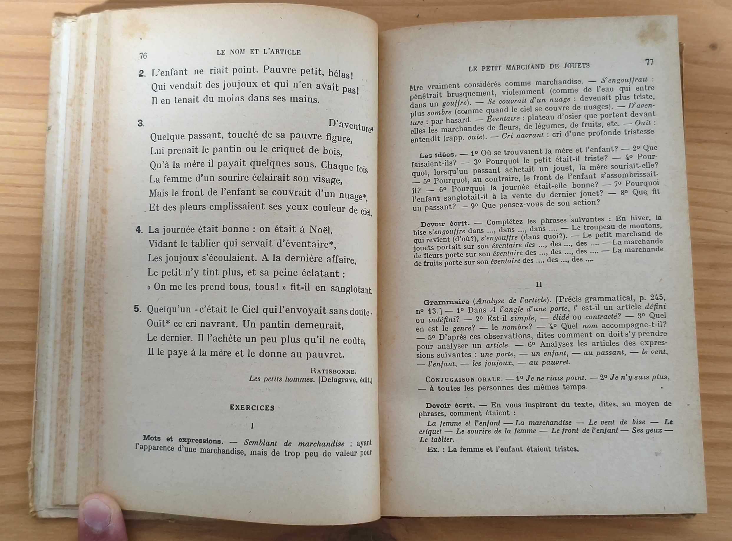 Le Français Par les Textes por V. Bouillot [Portes Grátis]