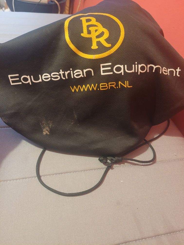 Kask jeździecki BR Lambda Plus Glitter czarny/srebrny