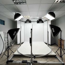 Studio fotograficzne XXL 360 stopni szerokość platformy 240cm