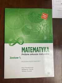 Matematyka próbne arkusze maturalne Zestaw.1 poziom podstawowy