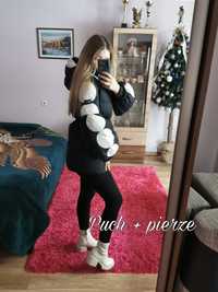 Kurtka puchowa Cynthia Rowley x Roxy XY narciarska zimowa XS S M 36 38