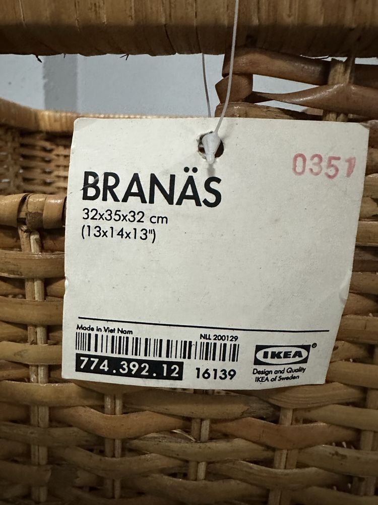 Vendo cesto IKEA BRANAS 32X34X32