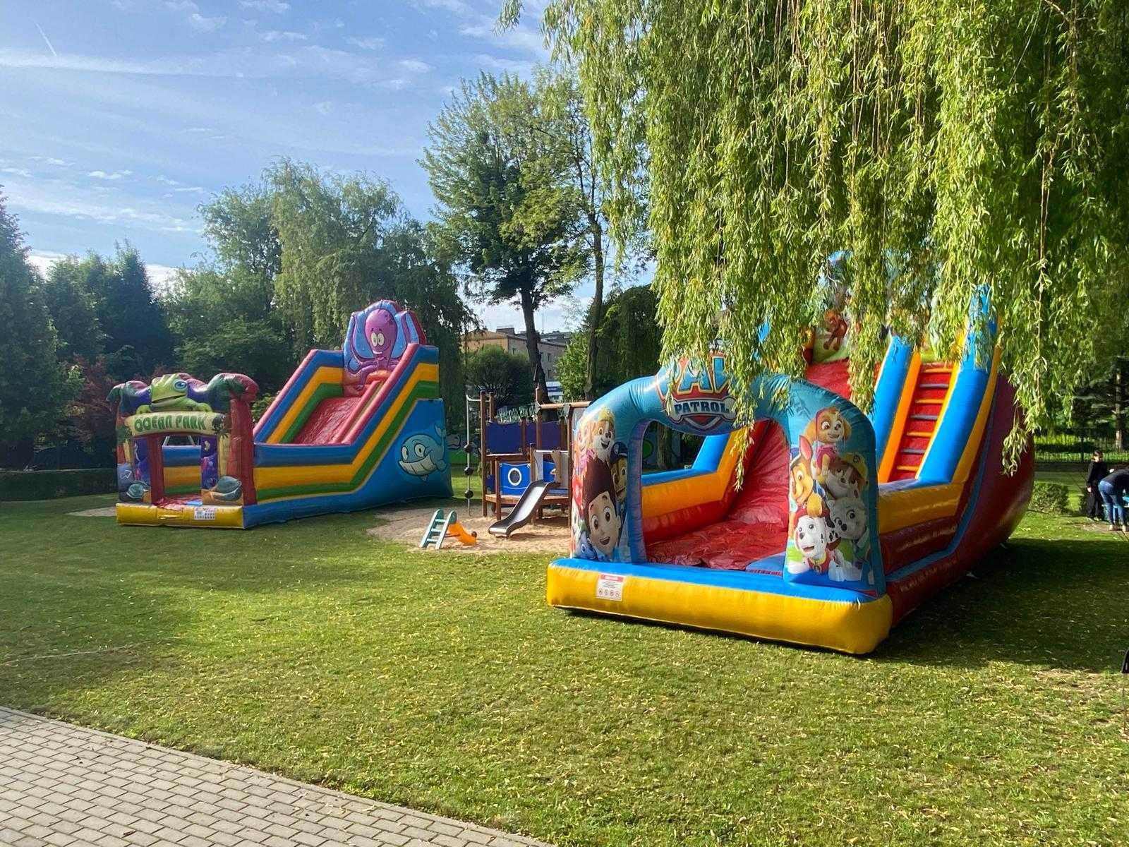 Dmuchańce zamki dmuchane place ZJEŻDŻALNIE URODZINY wynajem dmuchanców