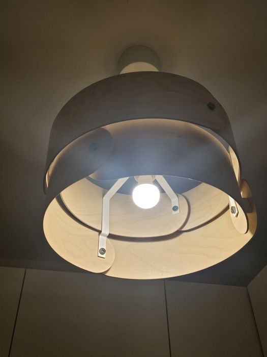 IKEA SODAKRA lampa wisząca z brzozy, jak nowa