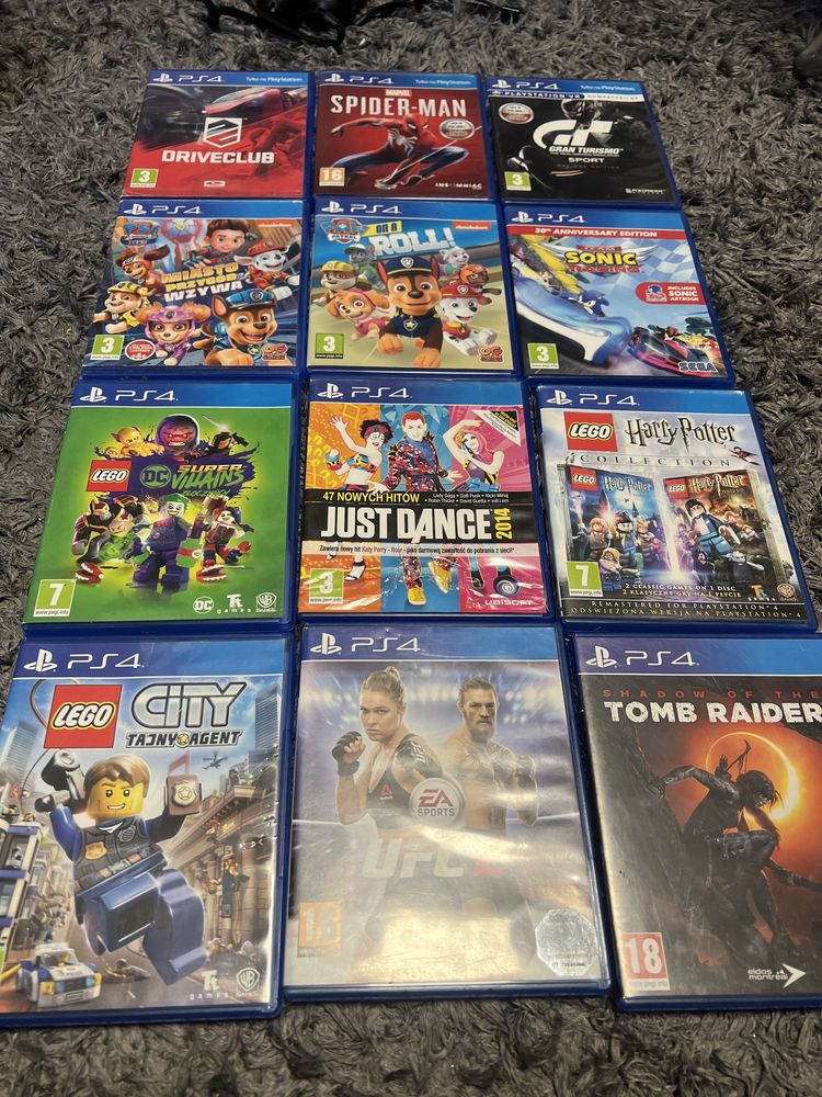 PlayStation4 plus okulary Vr plus gry