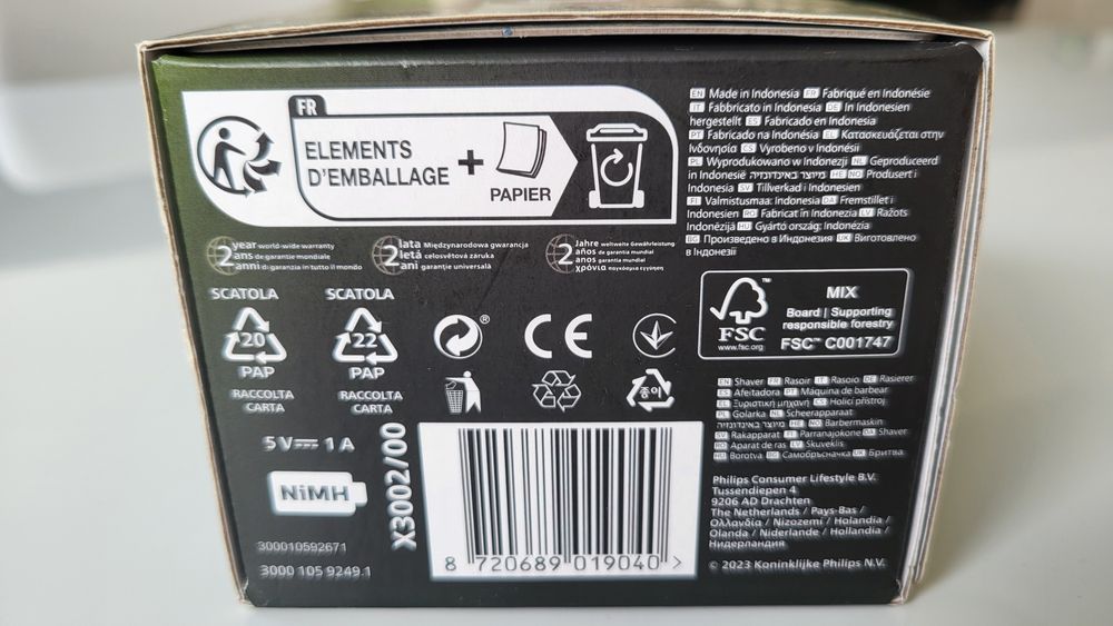 Philips Shaver 3000X Series elektryczna golarka i trymetr  OKAZJA