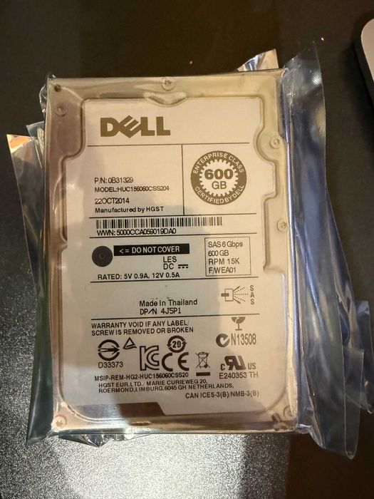Dyski serwerowe Dell SAS 2,5 146, 300, 600GB