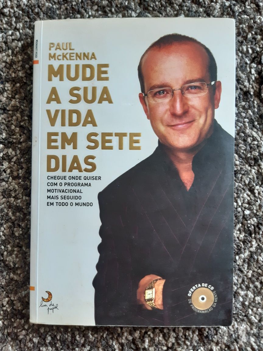 Livro 'Mude a Sua Vida em Sete Dias' de Paul McKenna