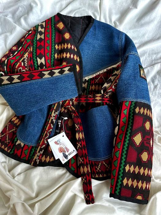 Куртка ручної роботи джинсовка утеплена