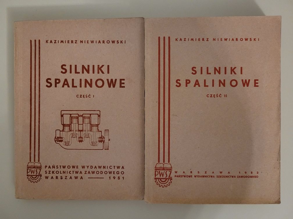Kazimierz Niewiarowski Silniki spalinowe cz. 1 i 2.