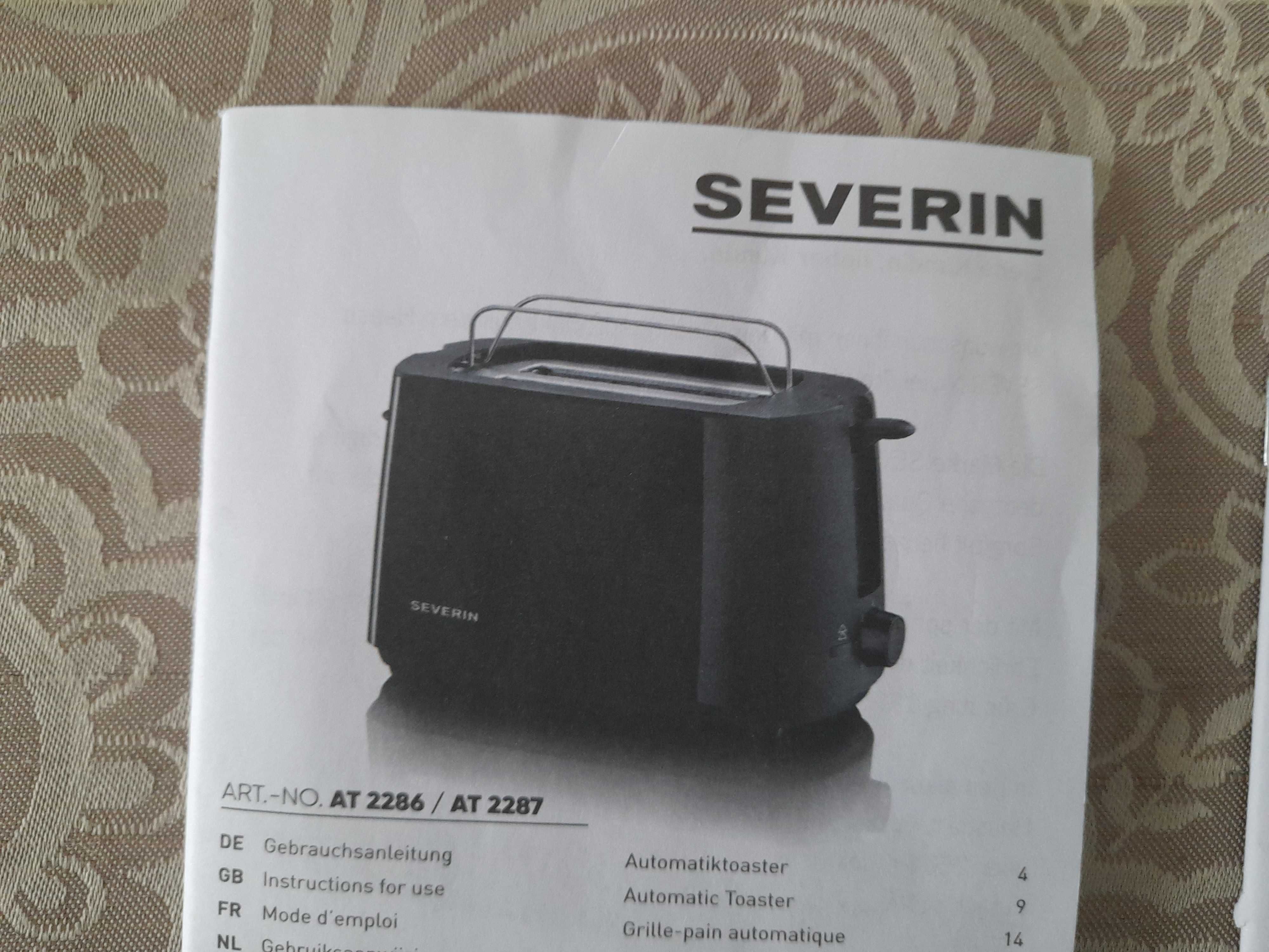 Toster Severin AT 2286 biały 700 W