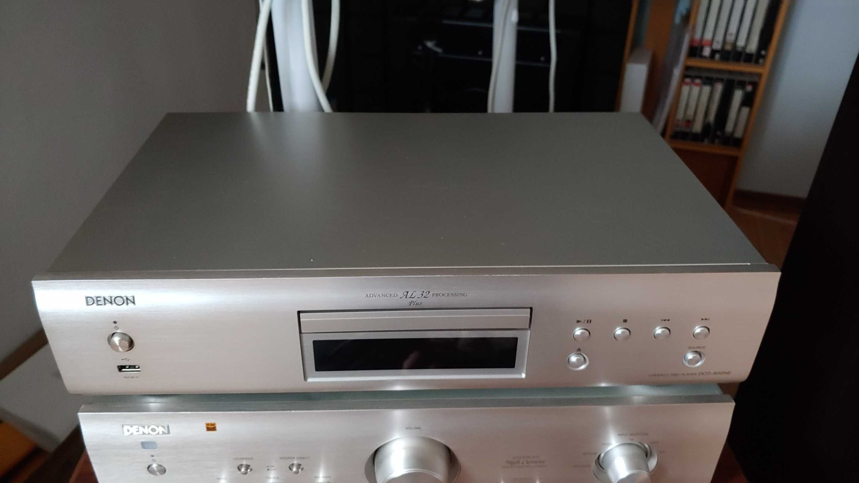 Odtwarzacz CD Denon DCD 800NE srebrny, pilot .