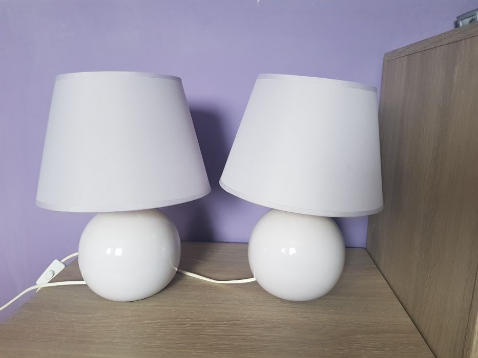 Lampki nocne 2 szt jasny fiolet