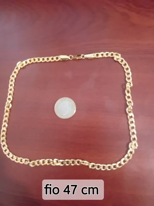 Fio banhado a ouro 18k