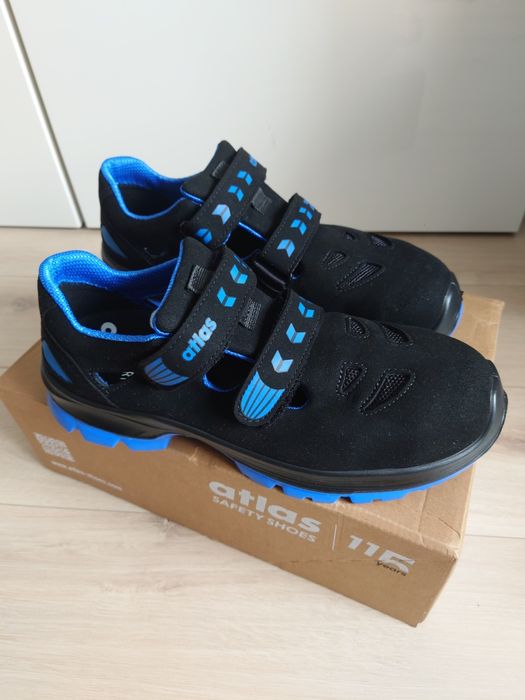 Buty robocze Atlas 42 sandały ochronne bezpieczne S1 bhp esd uvex