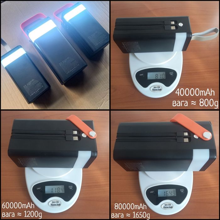 PowerBank 80000mAh 60000mAh 40000mAh | 22.5W • FAST CHARGE | павербанк