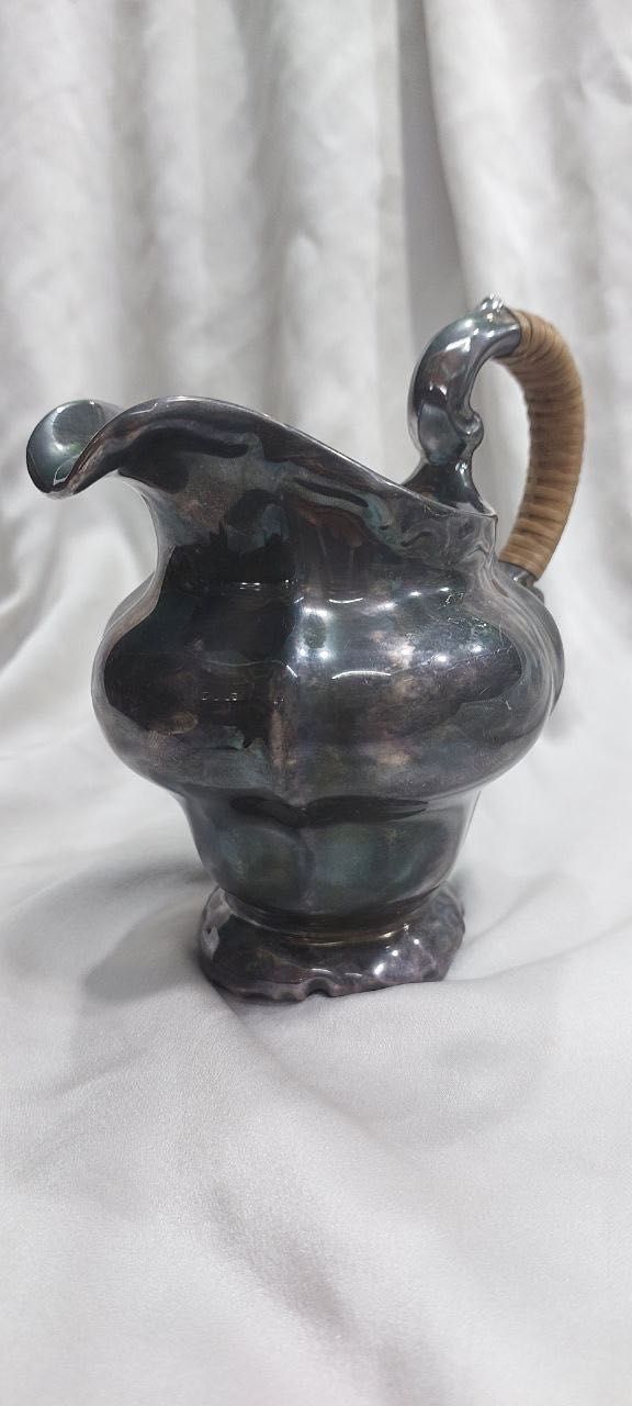 Антикварный Серебряный Чайник молочник Rosenthal до 1935 Германия