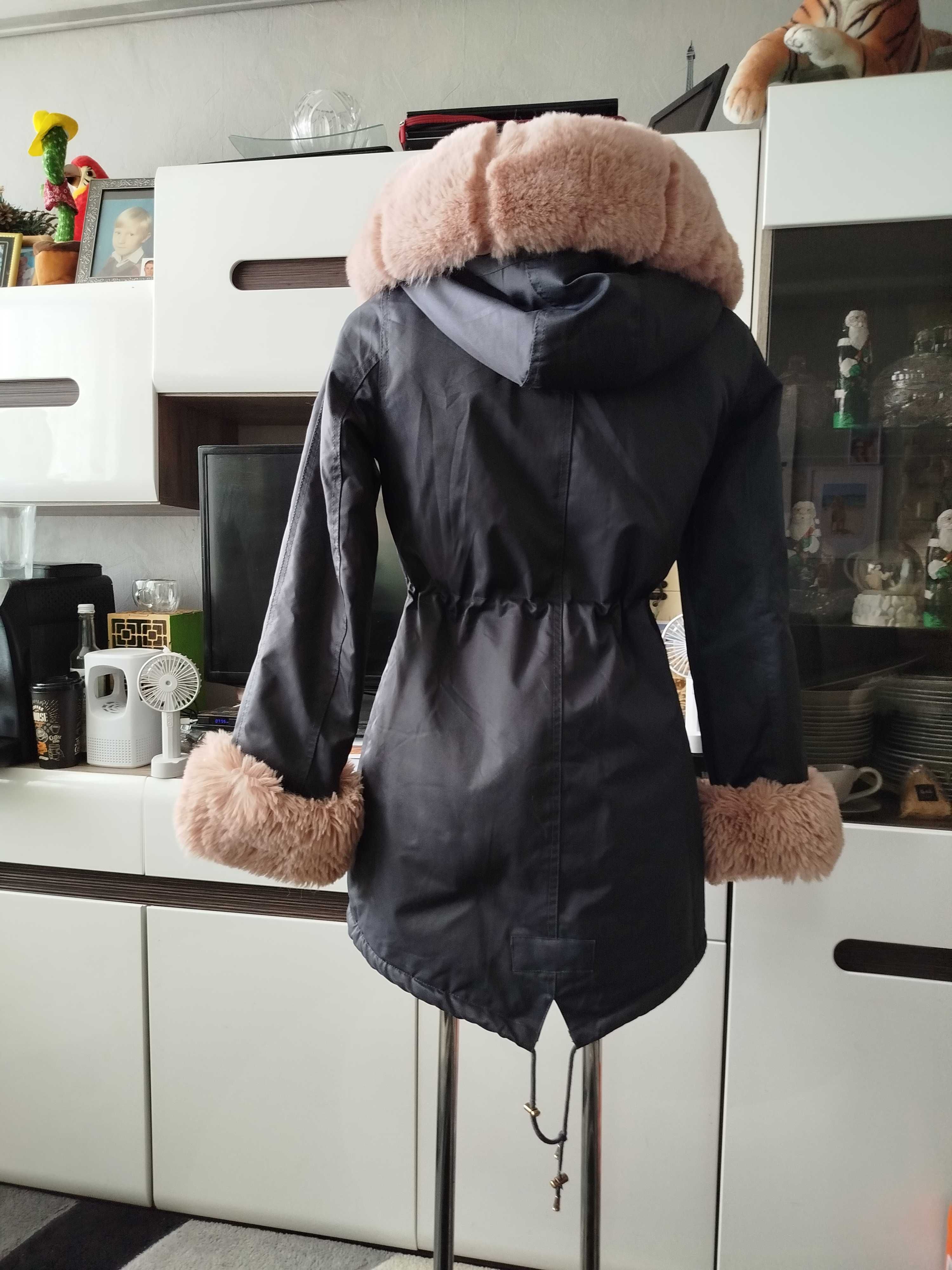 kurtka zimowa, parka 34/36 jak nowa