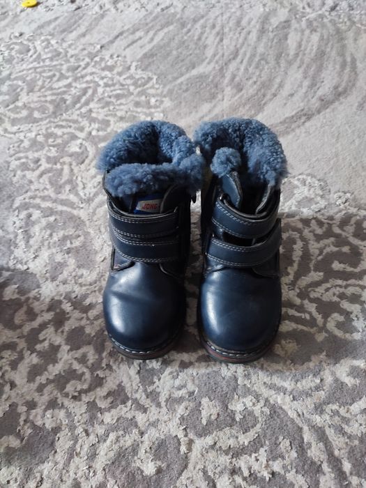 Дитячі зимові черевики ботинки зимние мальчик 27 розмір 16 см