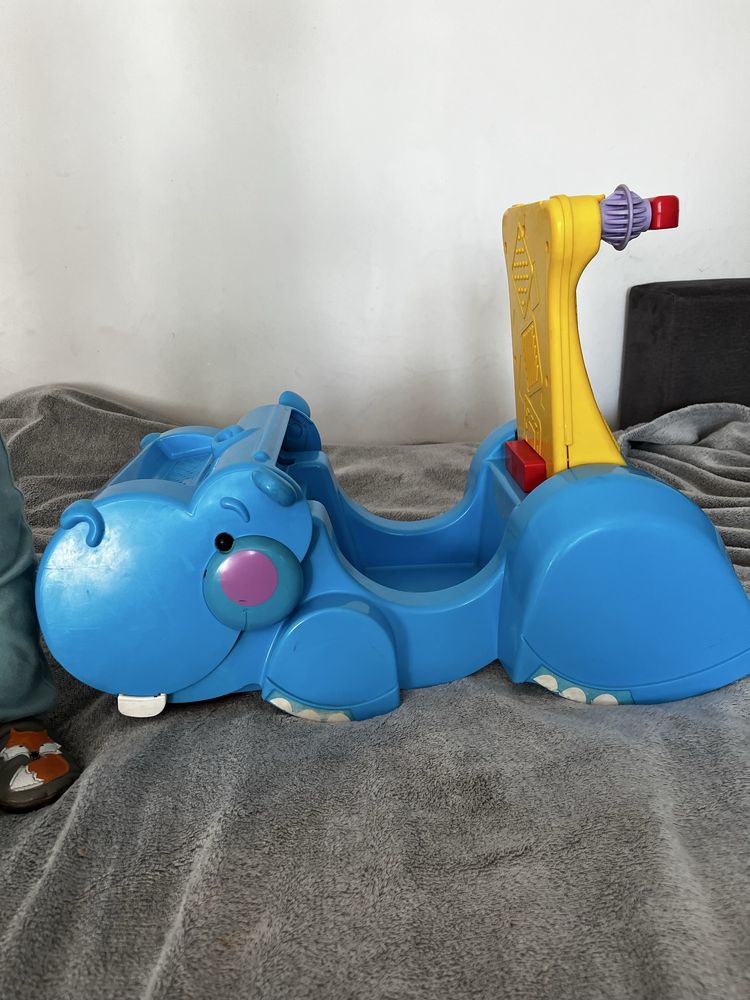 Jeździk pchacz fisher price hipcio hipopotam